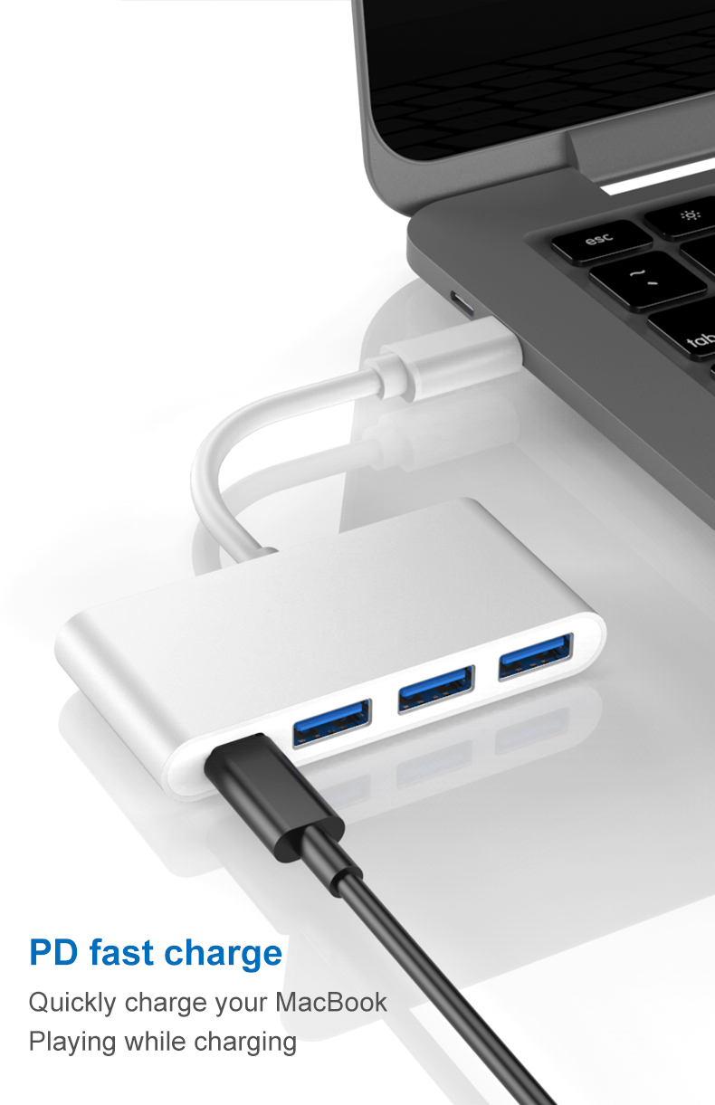 Usb C Hub 4 in 1