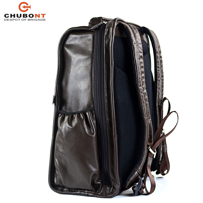 Chubont Luxury Cow Leather Backpack, Travel Bapck for Daily Use