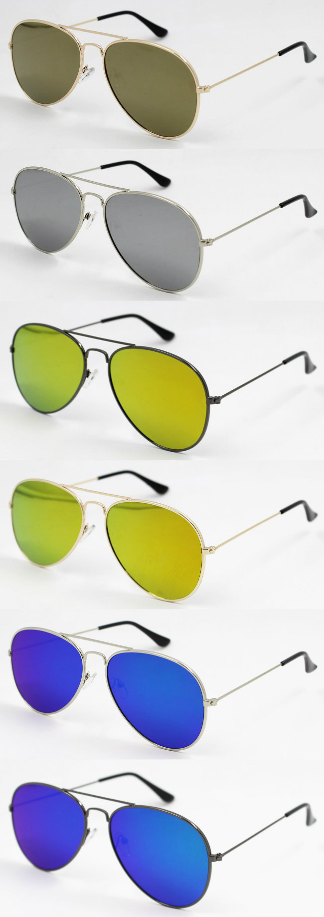 2016 New Metal Sunglasses with Flat Lens (MI160223)