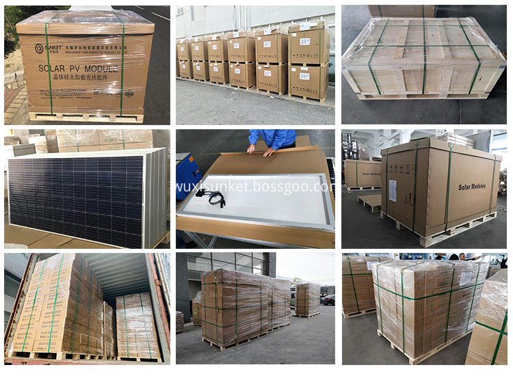 solar panel packing