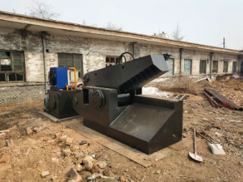 Q43-315 Cizalla automática de cocodrilo para barras de refuerzo de chatarra