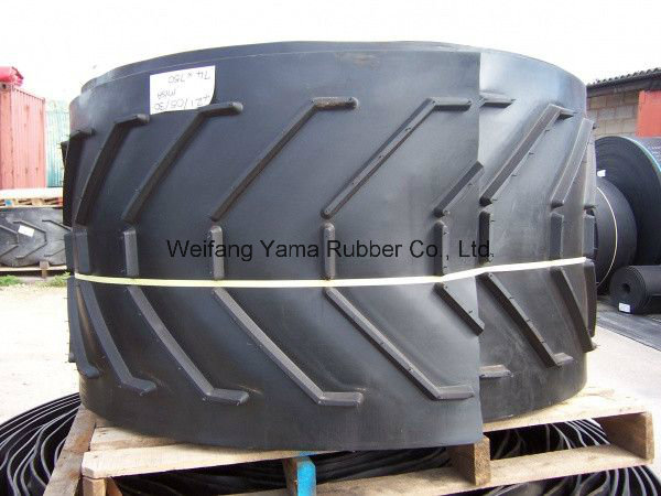Large Capacity Chevron Rubber Conveyor Belt Made in China