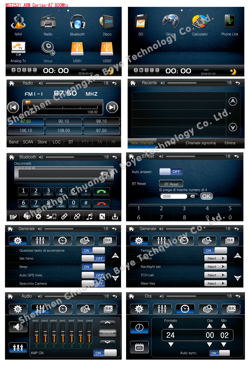 Bt Headset + GPS Navigation+DVD Player for Honda CRV 2012