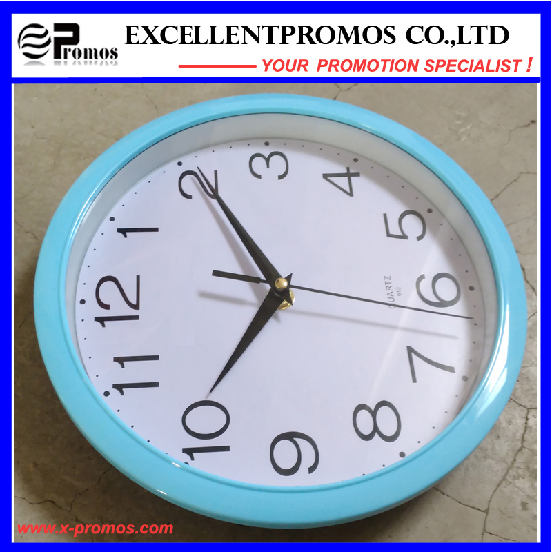 Logo Printing Round Plastic Wall Clock (Item1)