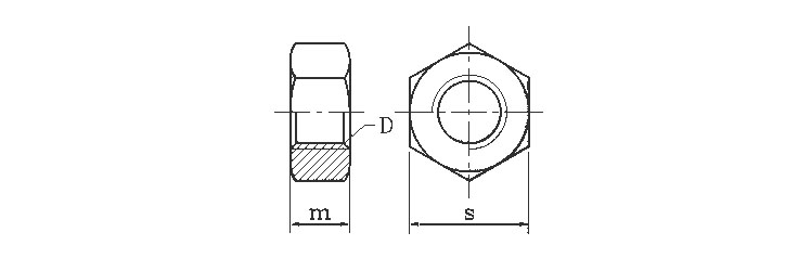 Brass Hexagon Nuts DIN934