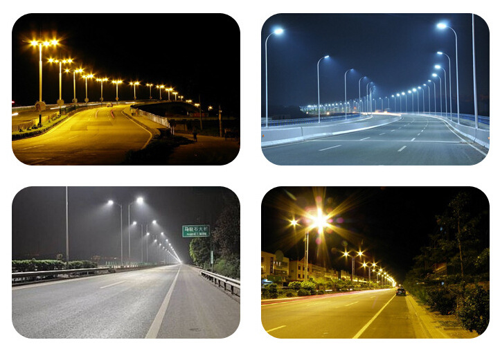 Outdoor street light with LED light source
