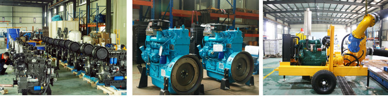 Movable Diesel Engine Self-Priming Water Pumps for Emergency