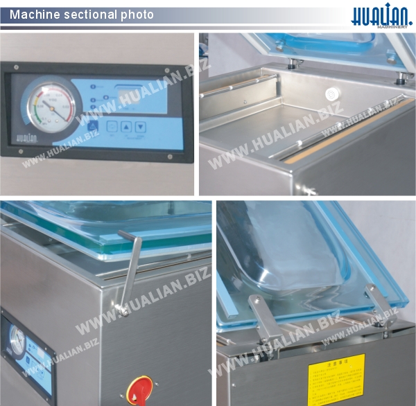 Hualian 2015 Packaging Vacuum Machine with Gas (HVC-510F/2A-G)
