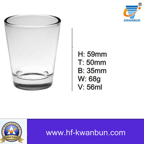 Clear Glass Cup Beer Cup Whisky Cup Kitchenware Kb-Hn0358
