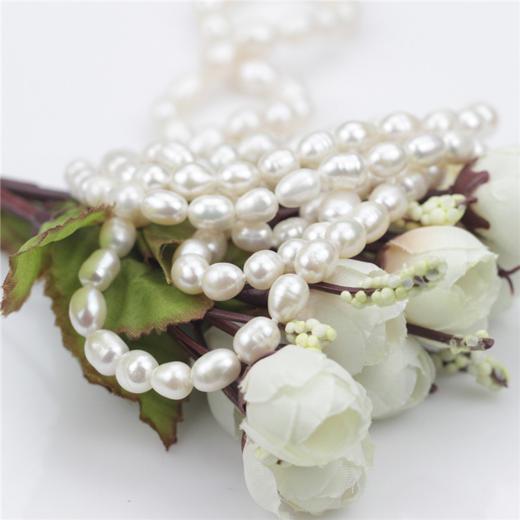 60inches Long Natural Real Women Freshwater Pearl Necklace