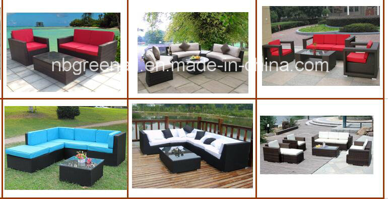 PE Rattan Sofa Set Outdoor Rattan Furniture (9059S)