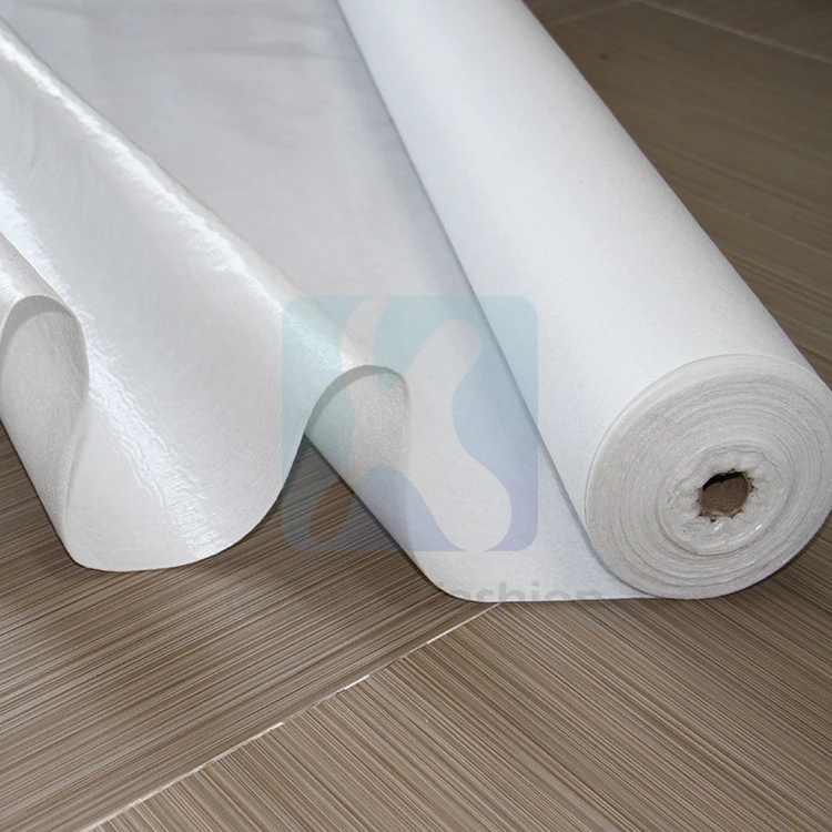 Vit 130GSM Non Woven Painter Fleece Laminerad Whit PE-beläggning