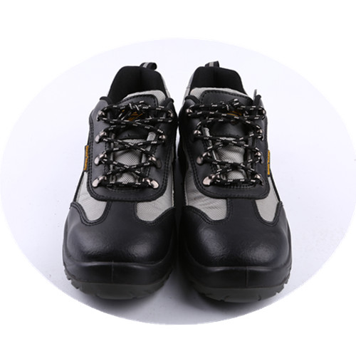 PU Outsole Steel Toe Genuine Leather Safety Shoes