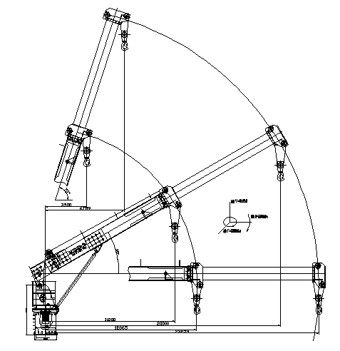 High Quality Moving Type Hydraulic Balance Crane