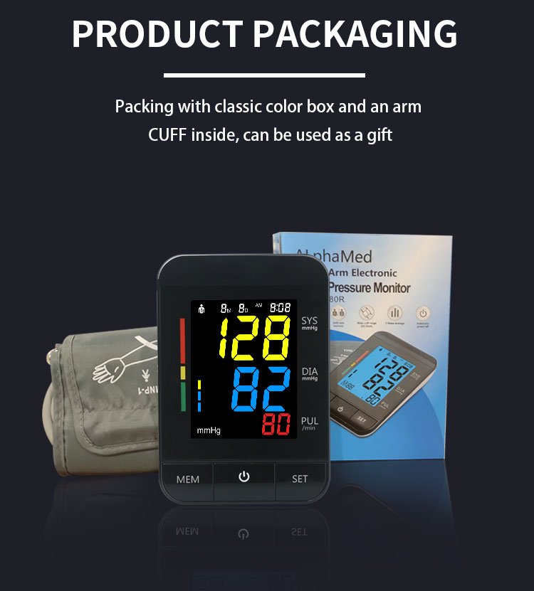 blood pressure monitor packing