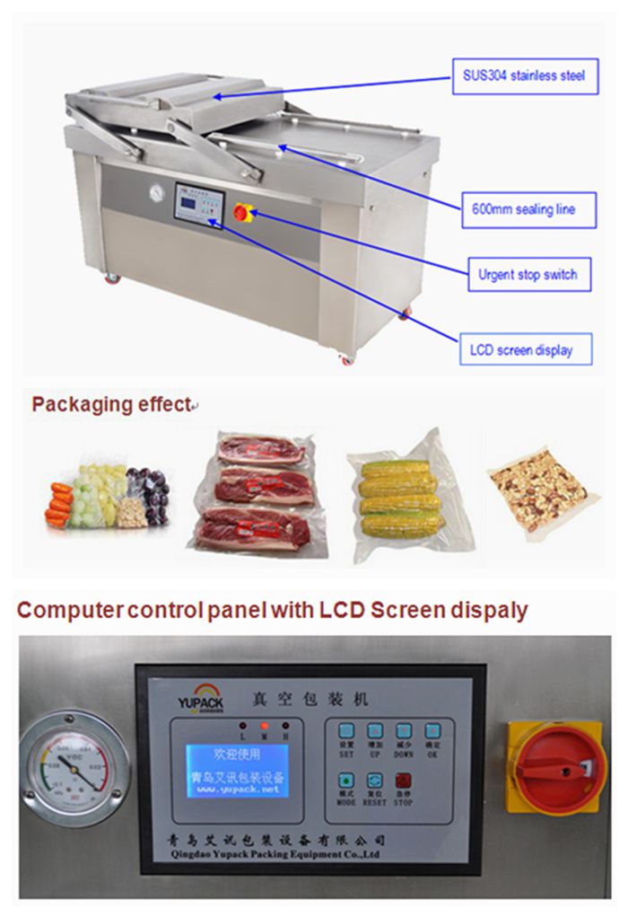 304 Stainless Steel Automatic Vacuum Pack Machine&Vacuum Packing Machines for Food