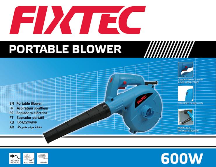Fixtec Portable Garden Tool 600W Vacuum Leaf Blower (FBL60001)