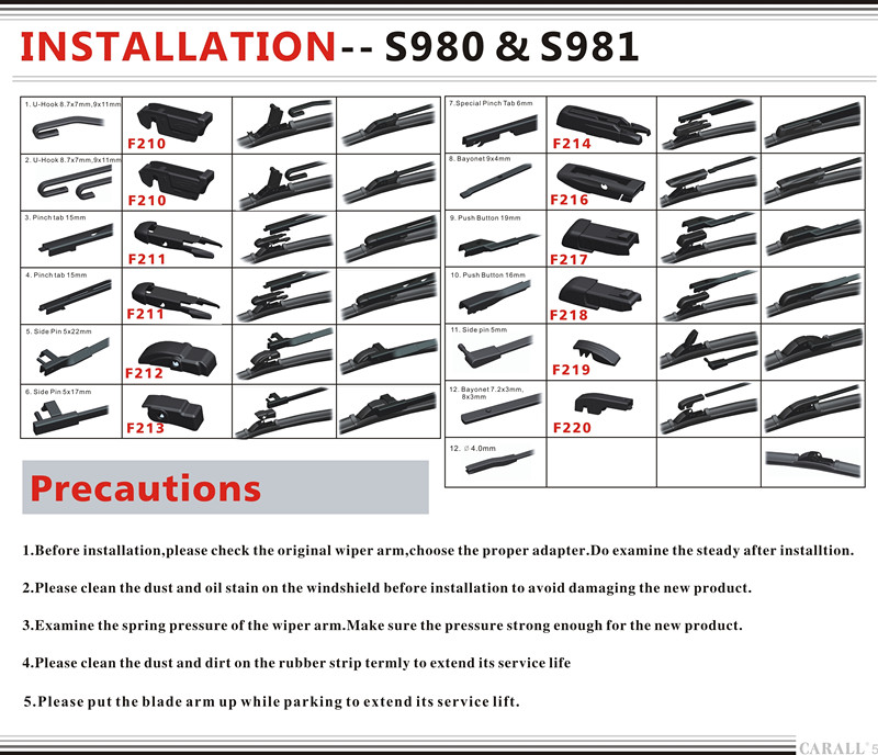 ISO9001/Ts16949 Approved Wiper Universal Flat Wiper Blade