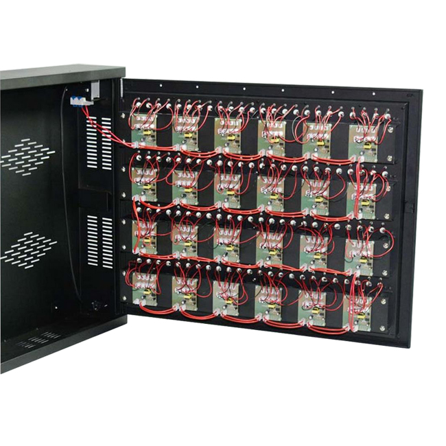 96 Slots Battery Charging Cabinet Intelligent AA AAA 18650 Rechargeable Li-ion Batteries Charger