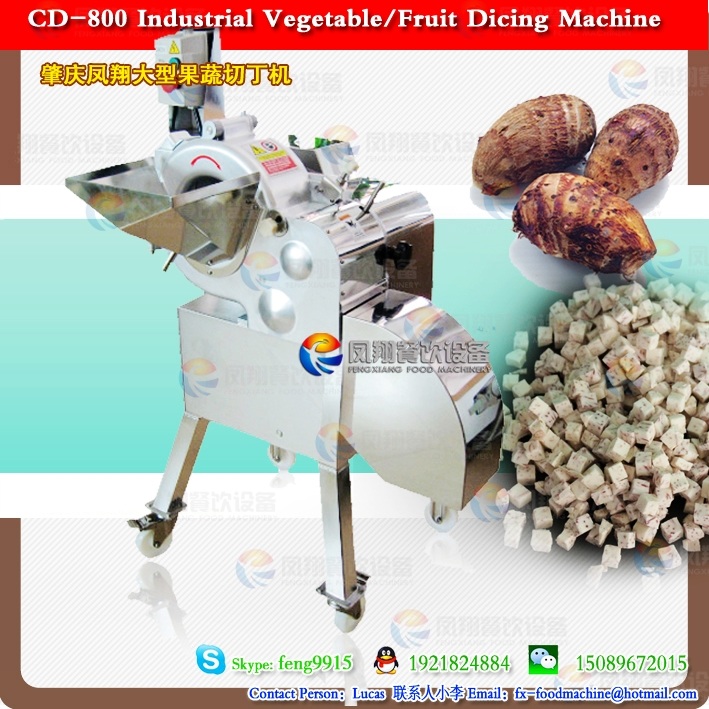 Vegetable Dicing Machine for Processing Cut Carrot, Potato, Taro, Fruit, Onion, Mango, Pineapple, Apple, Ham, Giantarum, Pawpaw