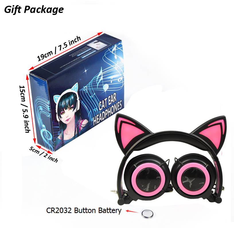 Gift package for cat ear headphone