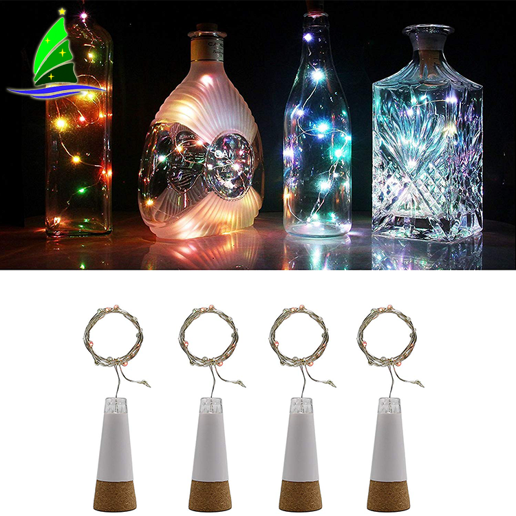 Garrafas de vidro festivais com luzes LED Festivals Glass Bottles with LED Lights