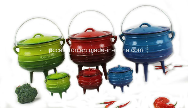 #3, #4, #6, #8 Three-Legged Cast Iron Potjie Pots for South African