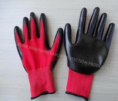 Natrile Coated Labor Protective Safety Work Glove (N7003)