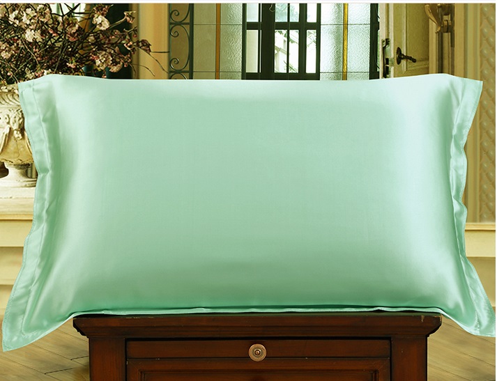 Soft 100% Pure Satin Silk Pillow Case for Home