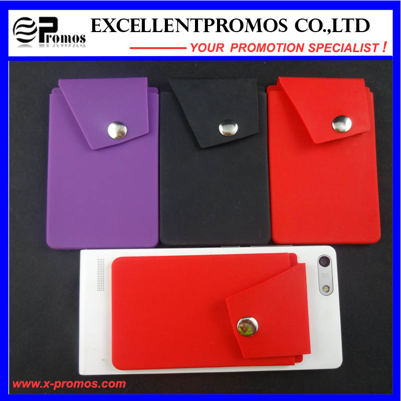 2016 New Design Silicone Mobile Phone Card Holder