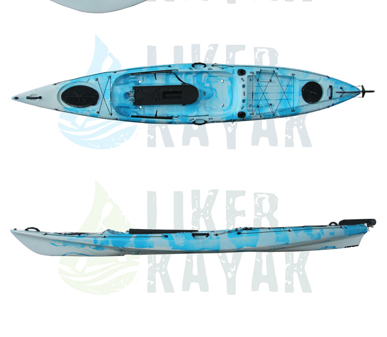 Wholesale Ce Certification Fishing Boat Kayak LLDPE/HDPE No Inflatable Boat