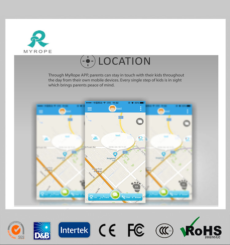 Smart Mini Size Watch GPS Tracker for Senior (R11)