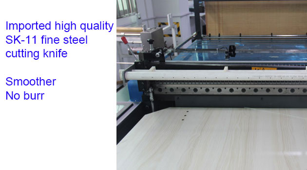 Film roll to sheet cutting machine