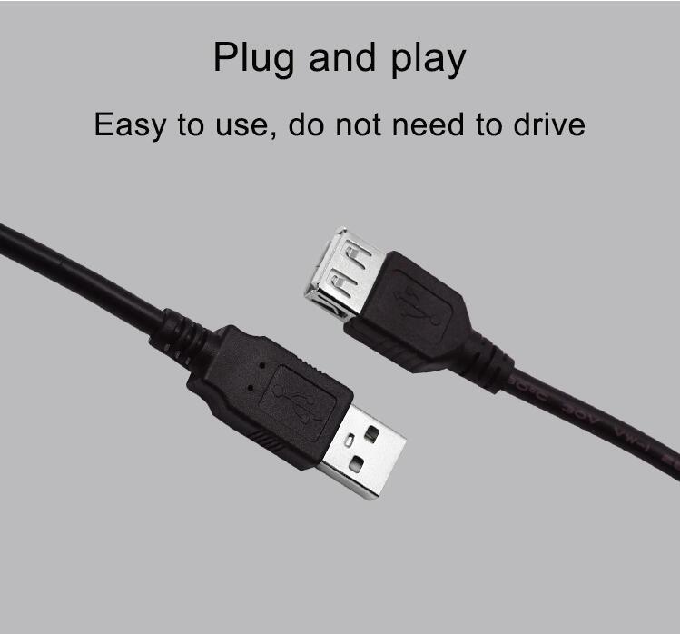 USB-Verlängerungskabeltypen USB 3.0 Am-Af-Kabel
