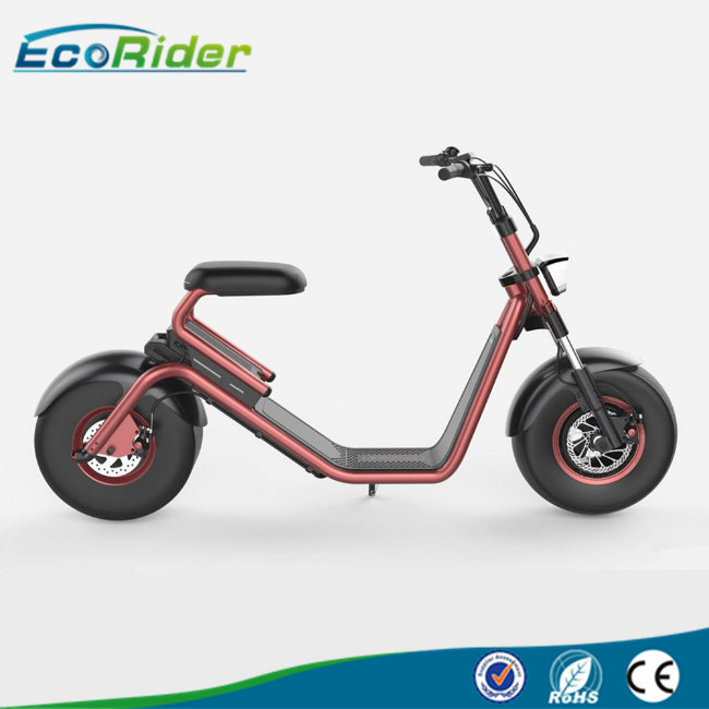 18 Inch Two Wheel 1000W Harley Fat Tires Electric Scooter, Citycoco Electric Scooters