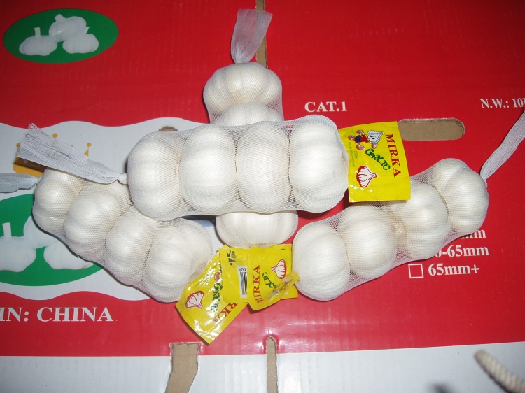 500g Small Bag Pure White Garlic