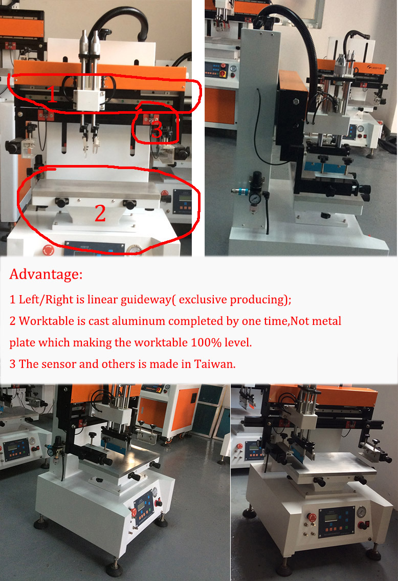Silicon Credit Card Holder Automatic Silk Screen Printer/ Tabletop Screen Printing Machine