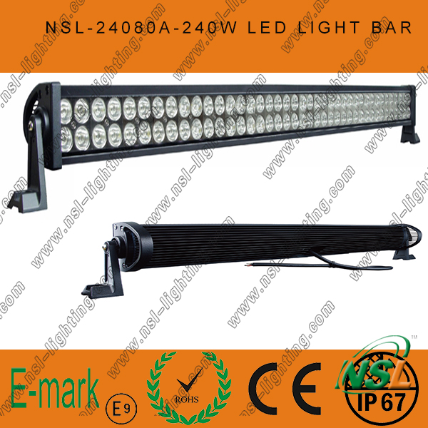 Hot! ! 80PCS*3W LED off Road Light Bar, 3W Epsitar LED Light Bar, 42inch LED Light Bar