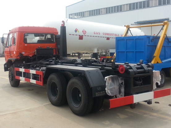 Dongfeng 6X4 14ton Self Loader Garbage Truck