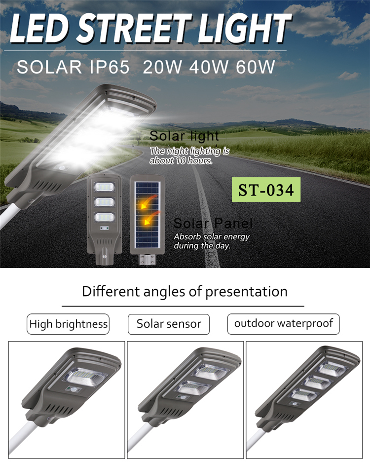 led solar street light