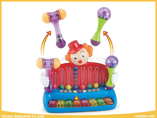 Baby Toys Electronic Musical Toys Clown with Multifunction Play Toys