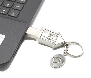 Promotion Keyholder USB Metal USB Flash Memory Pen Drive