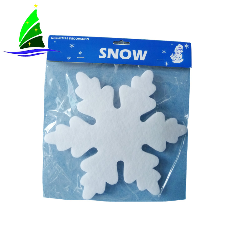 Copos de nieve decorativos de plástico Decorative Plastic Snowflakes