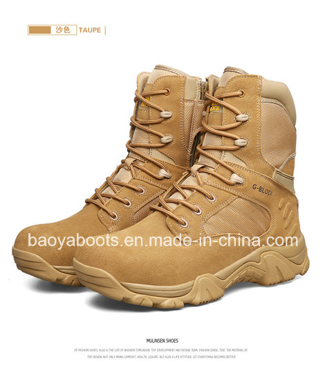 High Quality Genuine Leather Military Combat Boots and Desert Boots (31001)