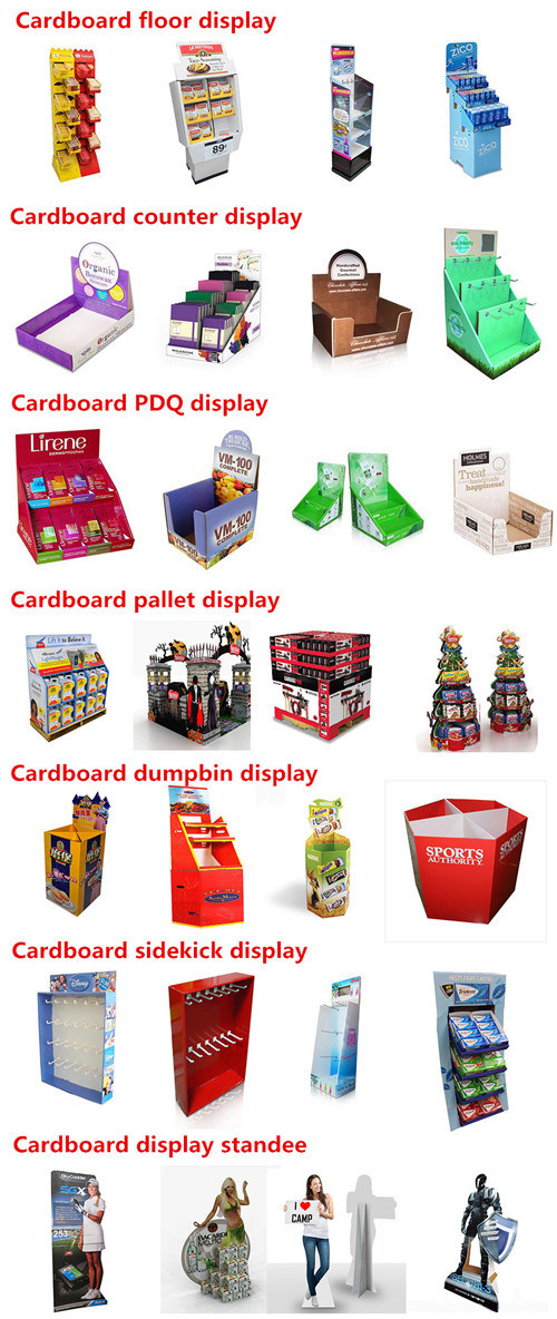 OEM Cardboard Packaging Box for Notebooks, Cardboard Countertop Display Unit Cdu