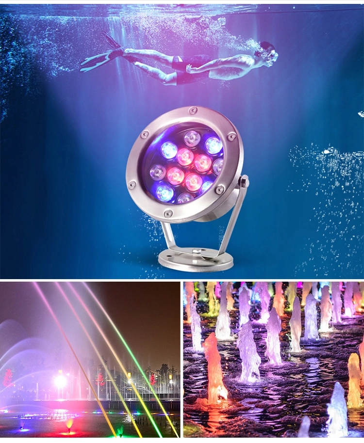 3W colorful waterproof Led underwater spot lights 3W colorful waterproof Led underwater spot lights