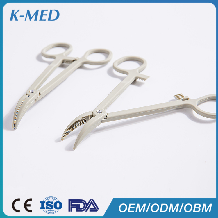 Medizinische plastische chirurgische Pinzette Plastikpinzette medical plastic surgical tweezers plastic forceps