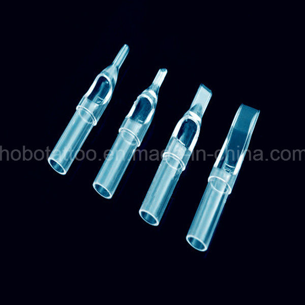 Excellent Disposable Plastic Tattoo Short Tips Tattoo Supplies E. O. Gas Pre-Sterilized Hb702