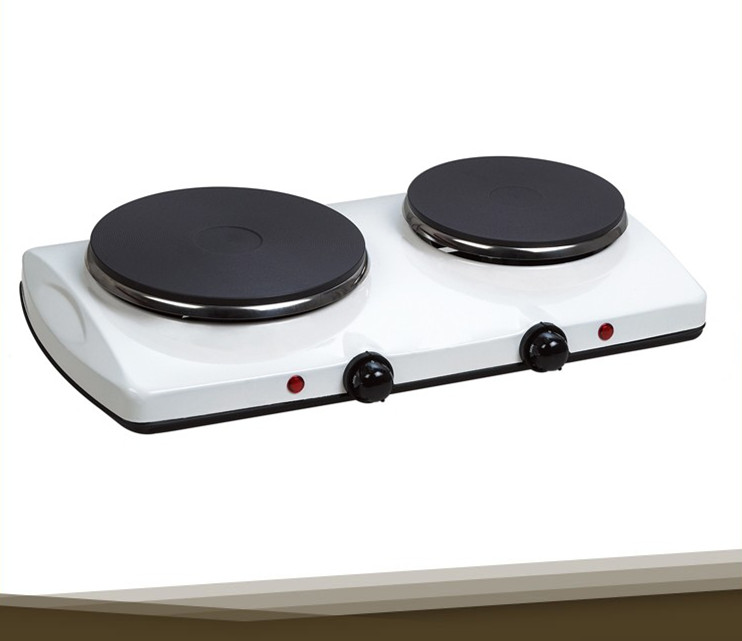 Stainless Steel Portable Double Burner Electric Coil Stove
