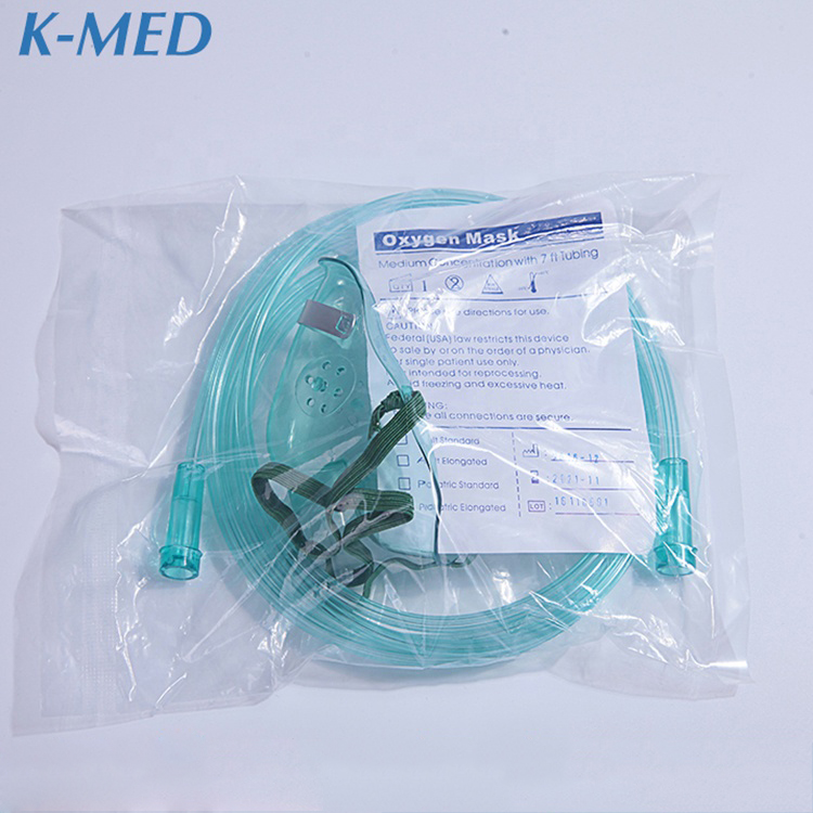 Кислородная маска из ПВХ PVC oxygen mask